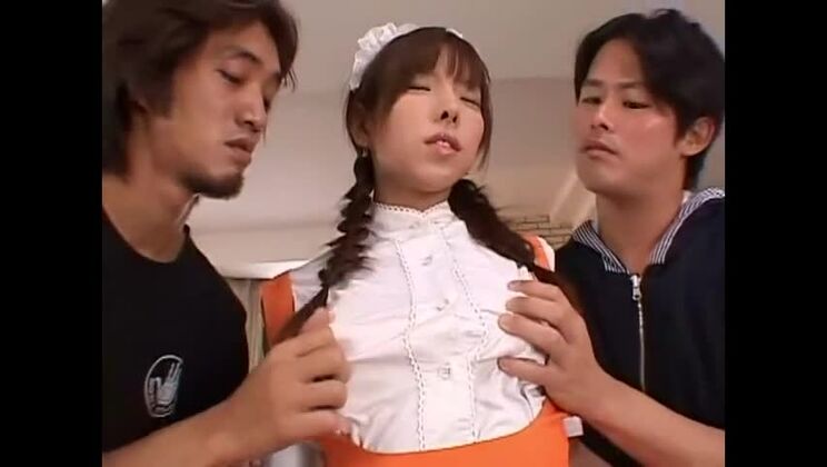 La meilleure pute japonaise dans une scène de creampie incroyable, MILF JAV