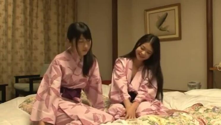 Jeune Japonaise excitée