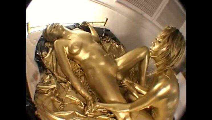 Peinture dorée Pièce 6 Lesbienne